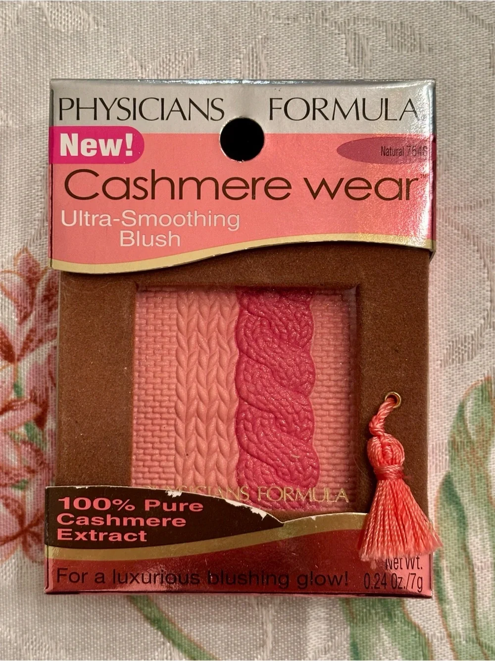 Physicians Formula Cashmere Wear Ultra-Smoothing Blush Natural Compact Brush NIB